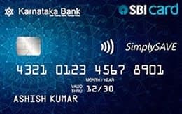 Karnataka Bank SimplySAVE SBI Card