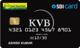Karur Vysya Bank - SBI Card