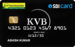 Karur Vysya Bank SBI Platinum Credit Card