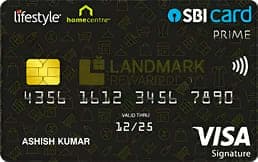 Lifestyle Home Centre SBI Card
