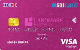 MAX SBI Card
