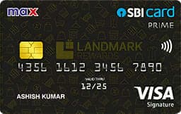MAX SBI Card PRIME