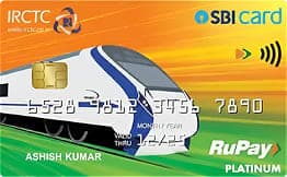 IRCTC SBI RuPay Platinum Credit Card