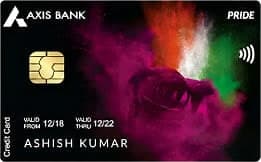 Axis Bank Pride Platinum Credit Card
