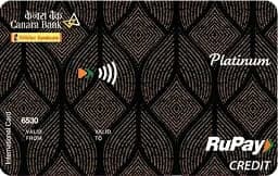 Canara Bank Rupay Platinum Secured Credit Card