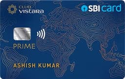 Club Vistara SBI Card PRIME