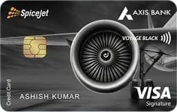 SpiceJet Axis Bank Voyage Black Credit Card