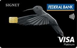 Federal Bank Visa Signet Credit Card